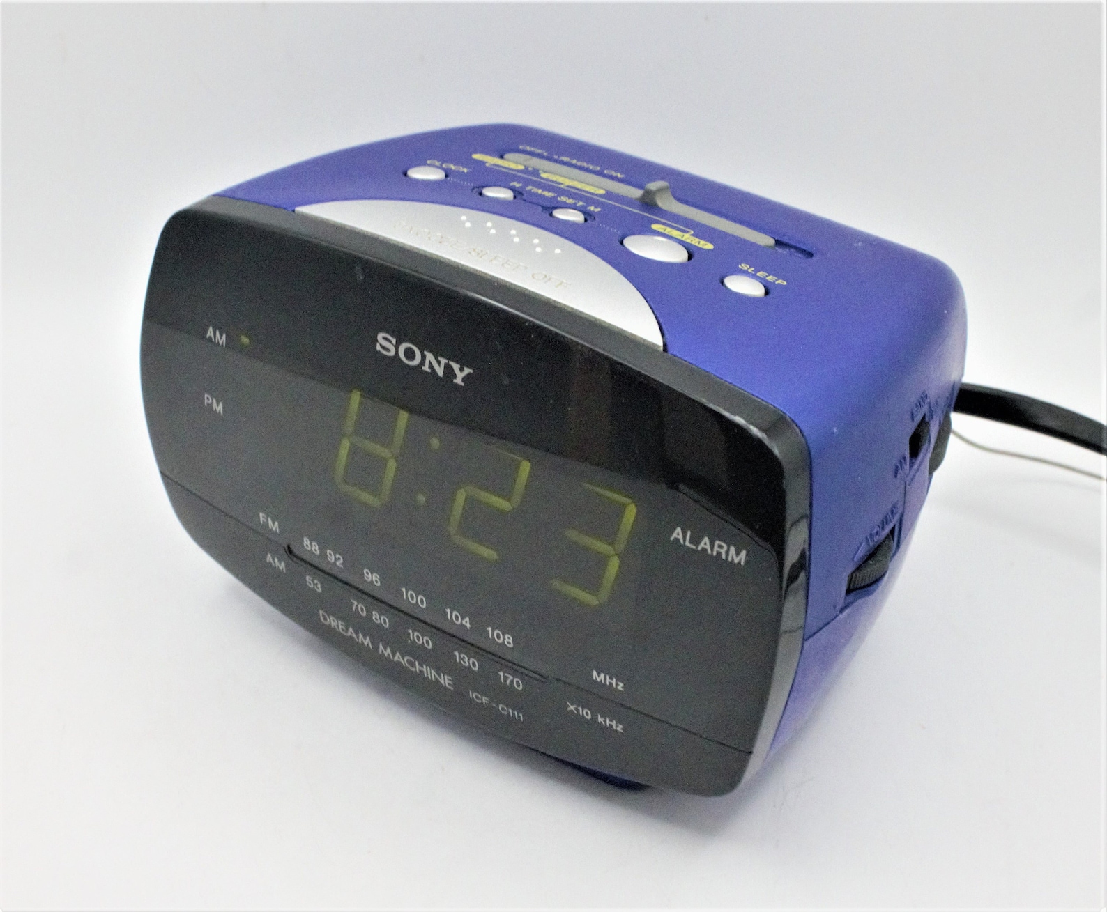Vintage Sony Digital Alarm Clock Radio AM/FM Dream Machine Etsy