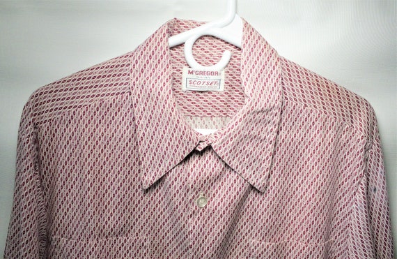 Vintage Mod shirt McGregor button up long sleeve … - image 1