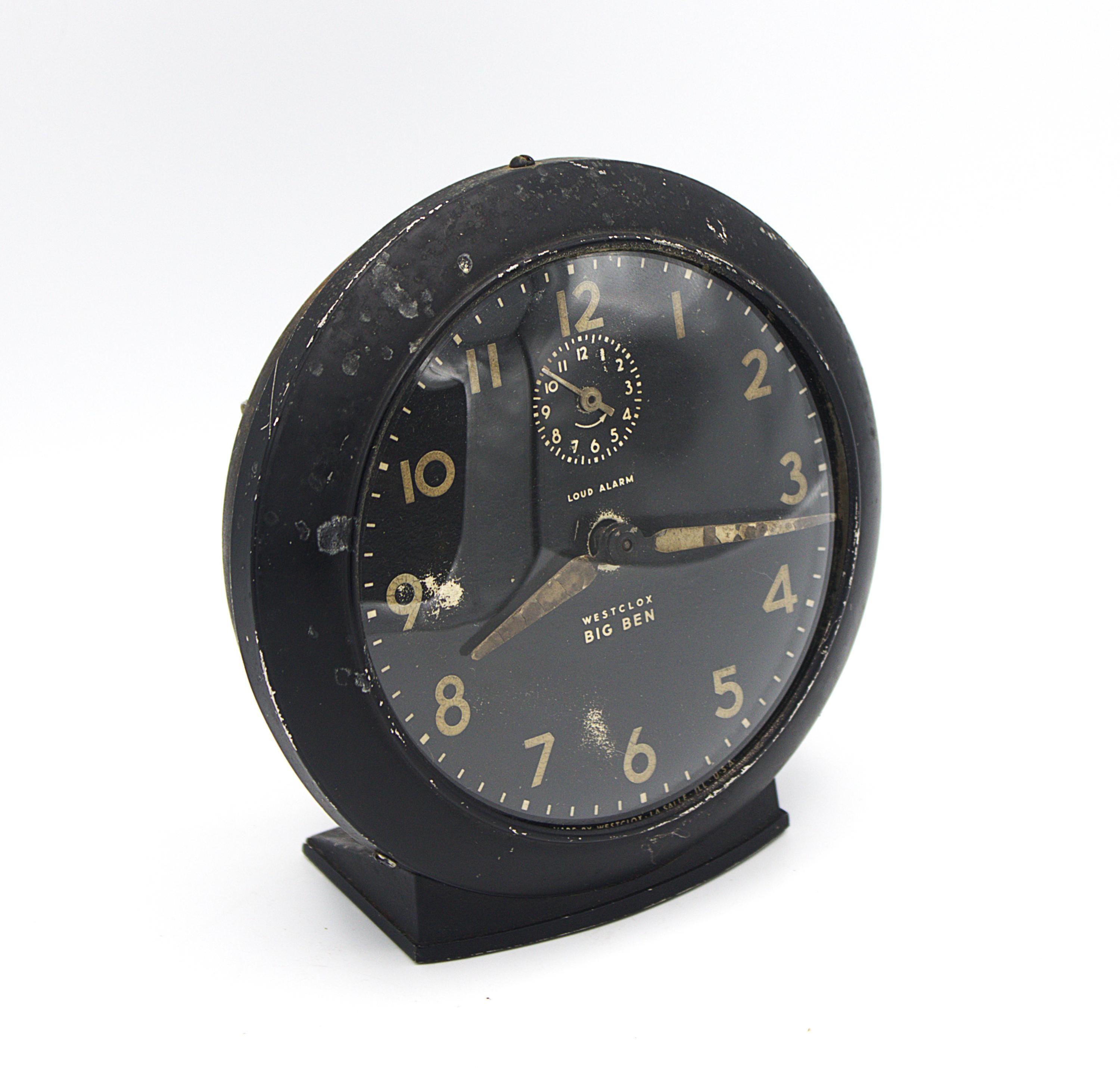 Vintage Westclox Big Ben Mid-century Mechanical Alarm Clock