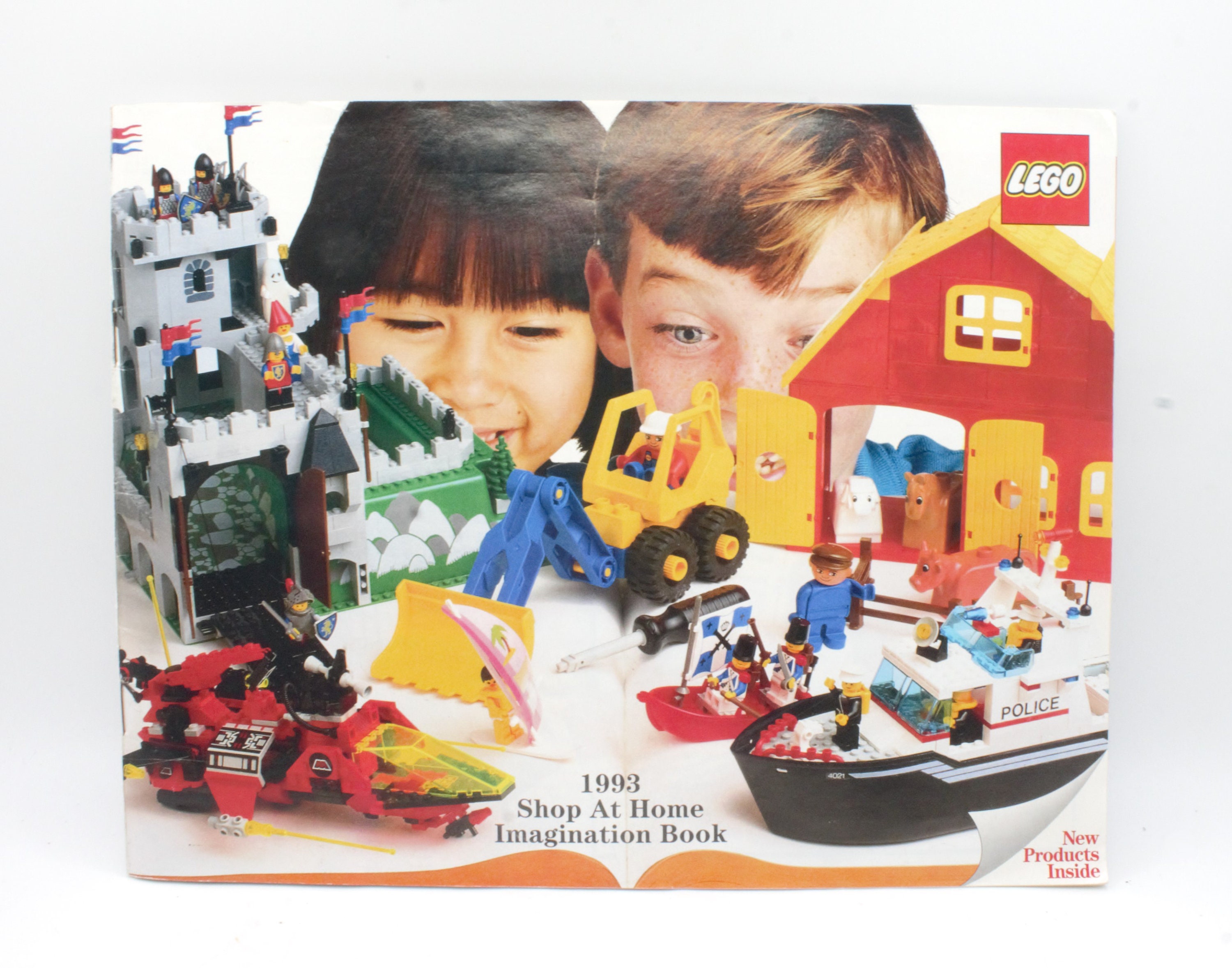 Vintage 1993 Lego Catalog Shop at Home Imagination Book Large