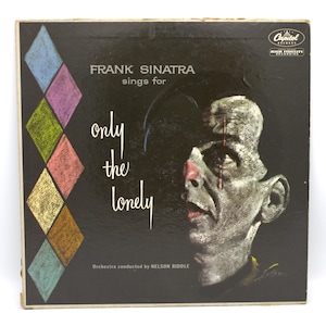 Vintage 1950s vinyl Frank Sinatra Sings for Only the Lonely 1958 album vocal jazz High Fidelity LP Columbia Records