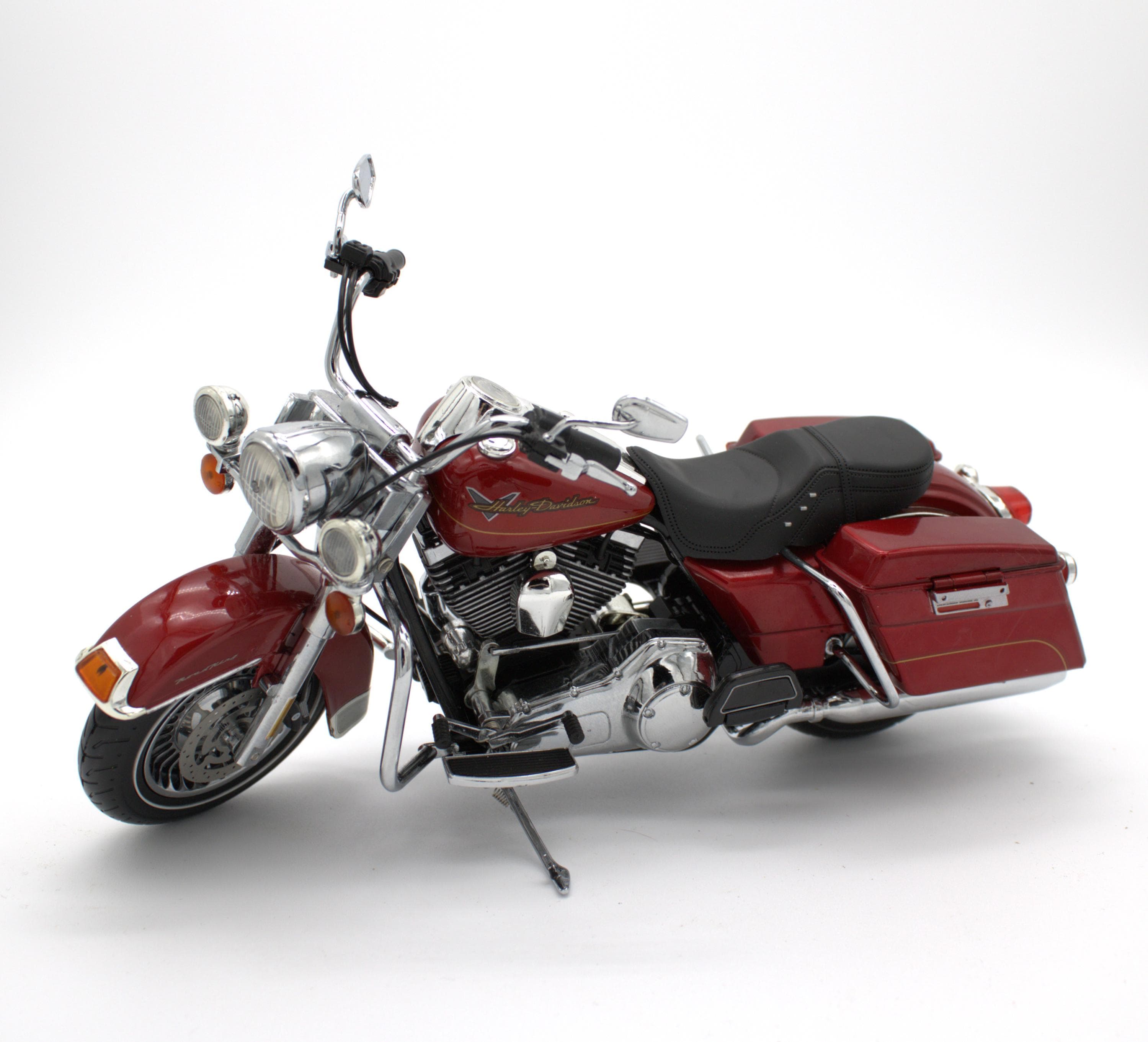Harley-Davidson ビンテージバイク 模型 Vintage Harley Davidson Scale Model Motorcycle Die Cast Very High