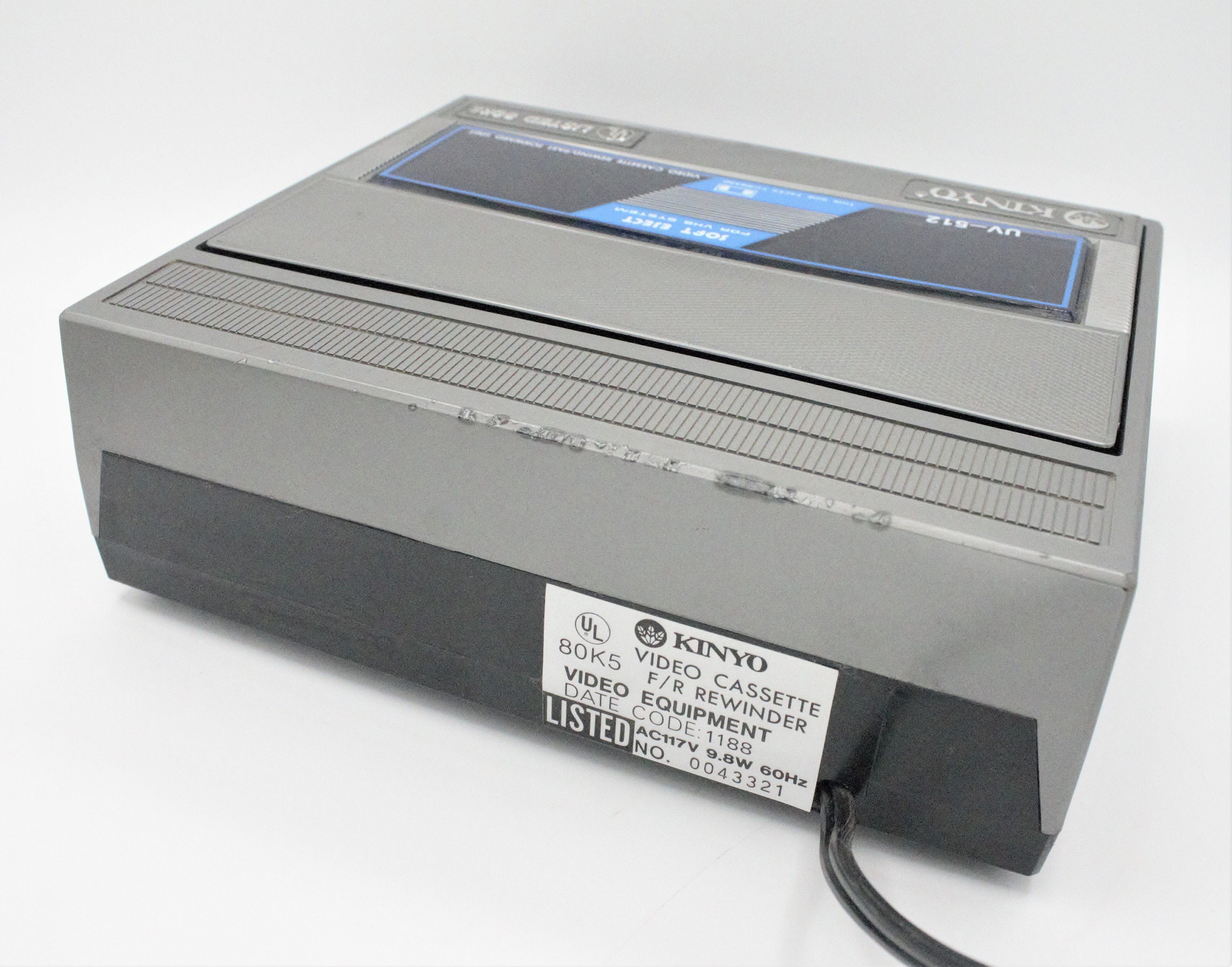 Dernier rembobinage pour le magnétoscope VHS