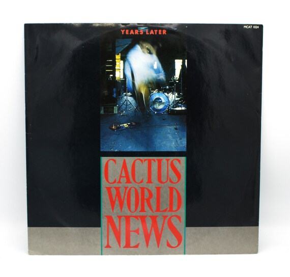 Vintage 1980s Vinyl Cactus World News 12" Single Years Later 1986 Import  Original Recording Stereo LP 45rpm MCA Records - Etsy