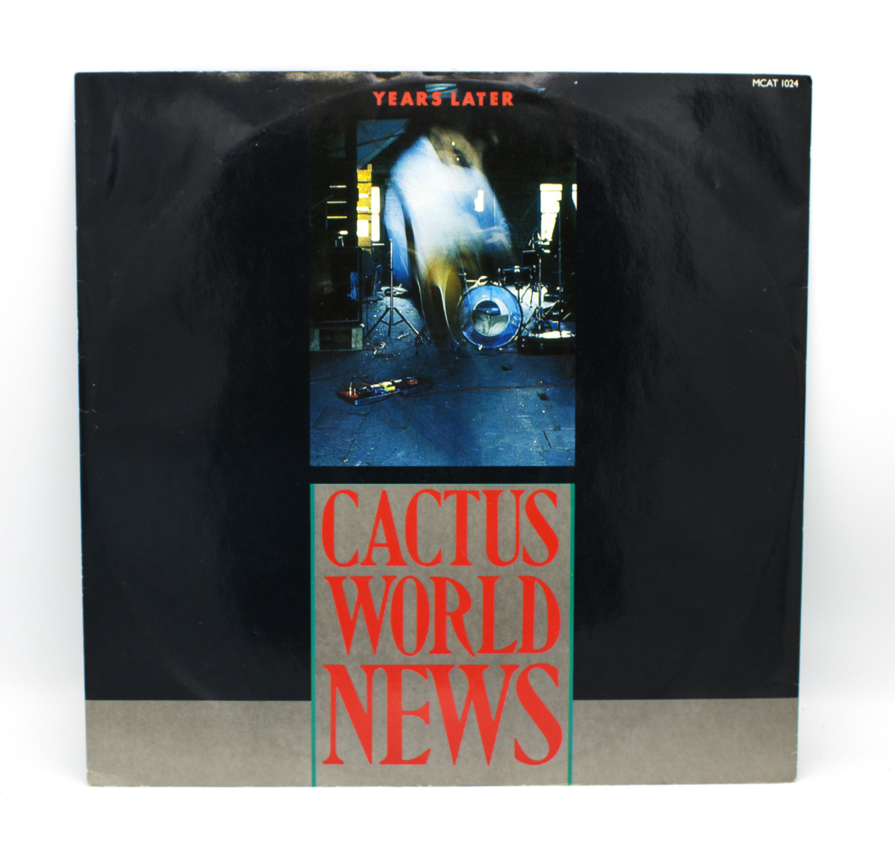 Vintage 1980s Vinyl Cactus World News 12