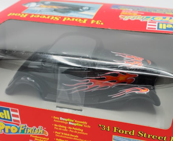 Vintage Revell 34 Ford Street Rod Coupe Scale Model Kit Replica