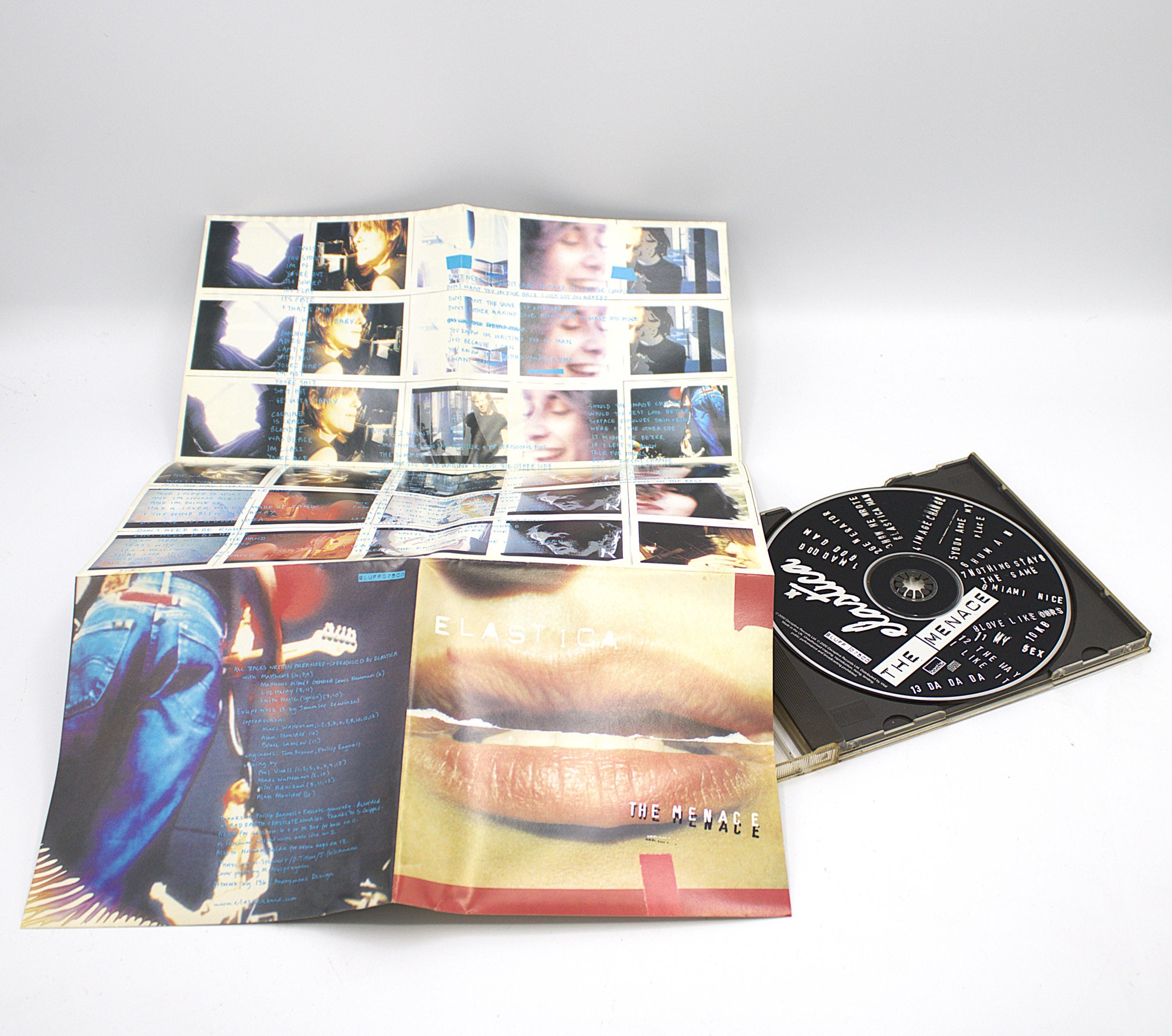 Vintage Elastica CD the Menace Album Stereo Compact Disc Recording