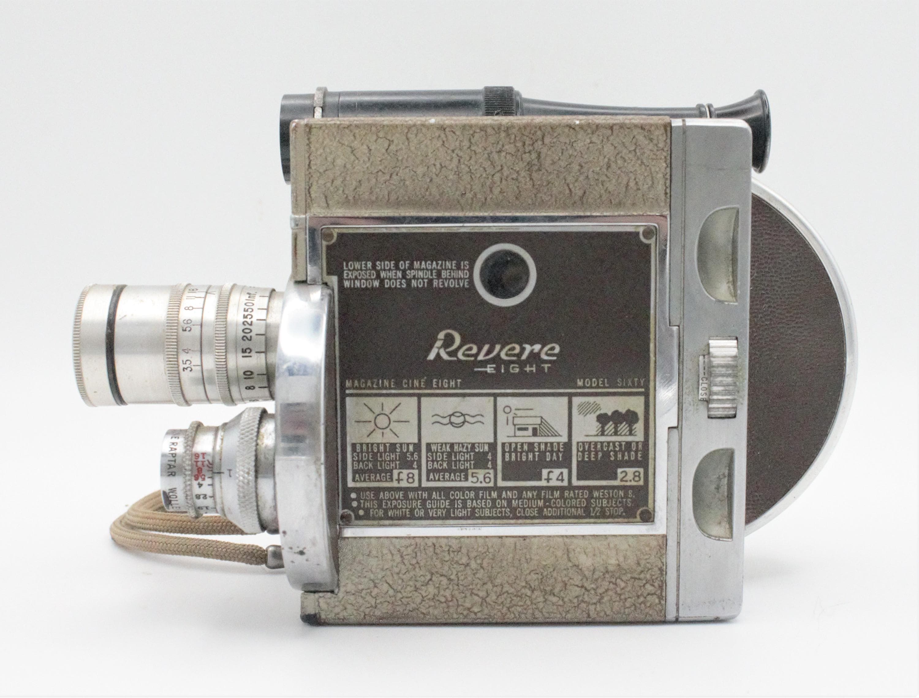 Vintage 8mm Movie Camera Revere Eight Magazine Cine Eight Model
