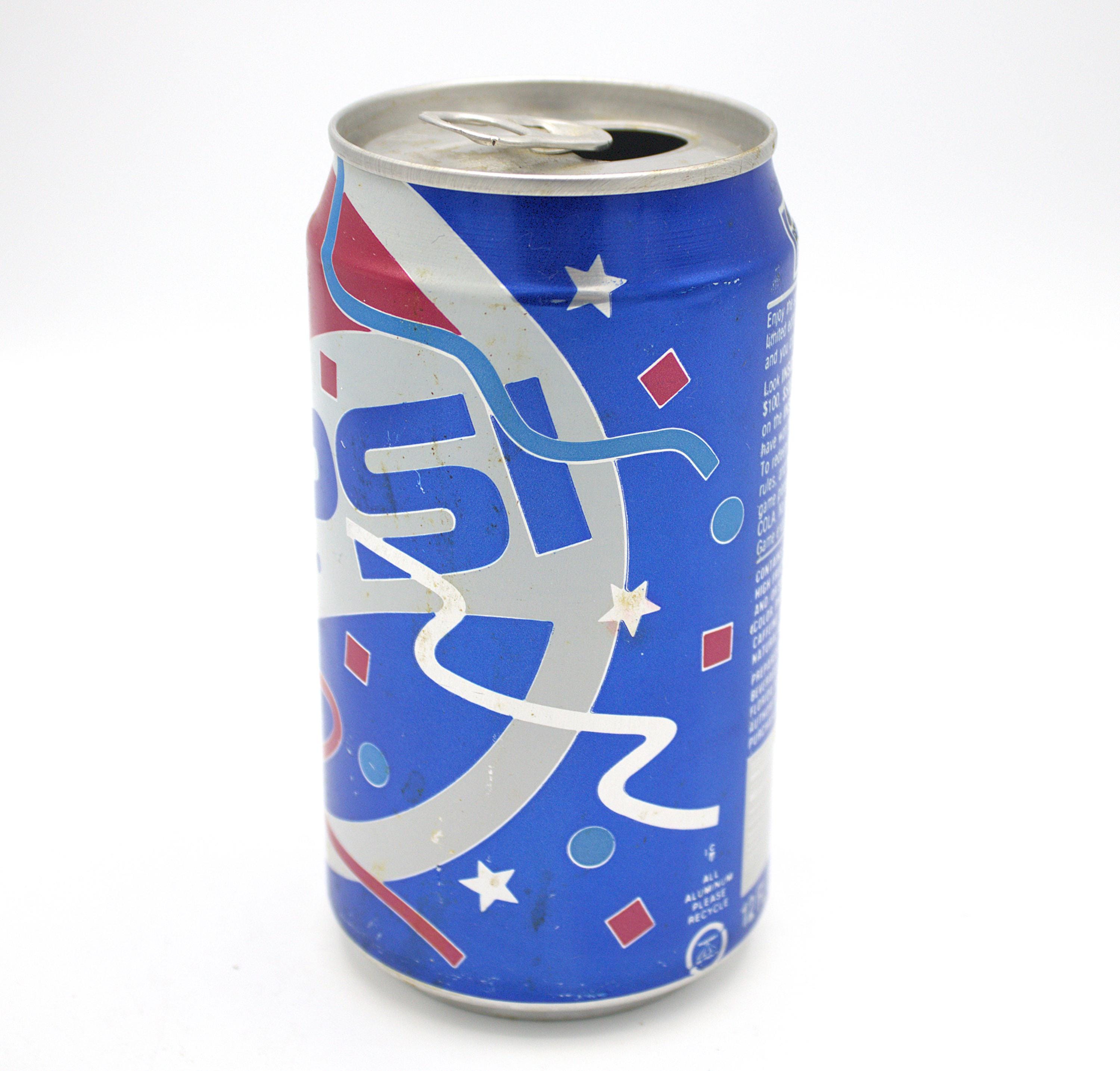 Vintage 1990 Pepsi Cans Neon Logo Party Confetti Limited Edition