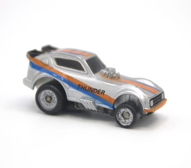 Vintage 1980s Micro Machines Race Car Collection Thunder Drag Racer Off ...