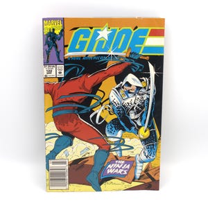 Vintage 1992 GI JOE comic book issue 122 The Ninja Wars "Transformer!" Stormshadow Marvel Comics 1990s