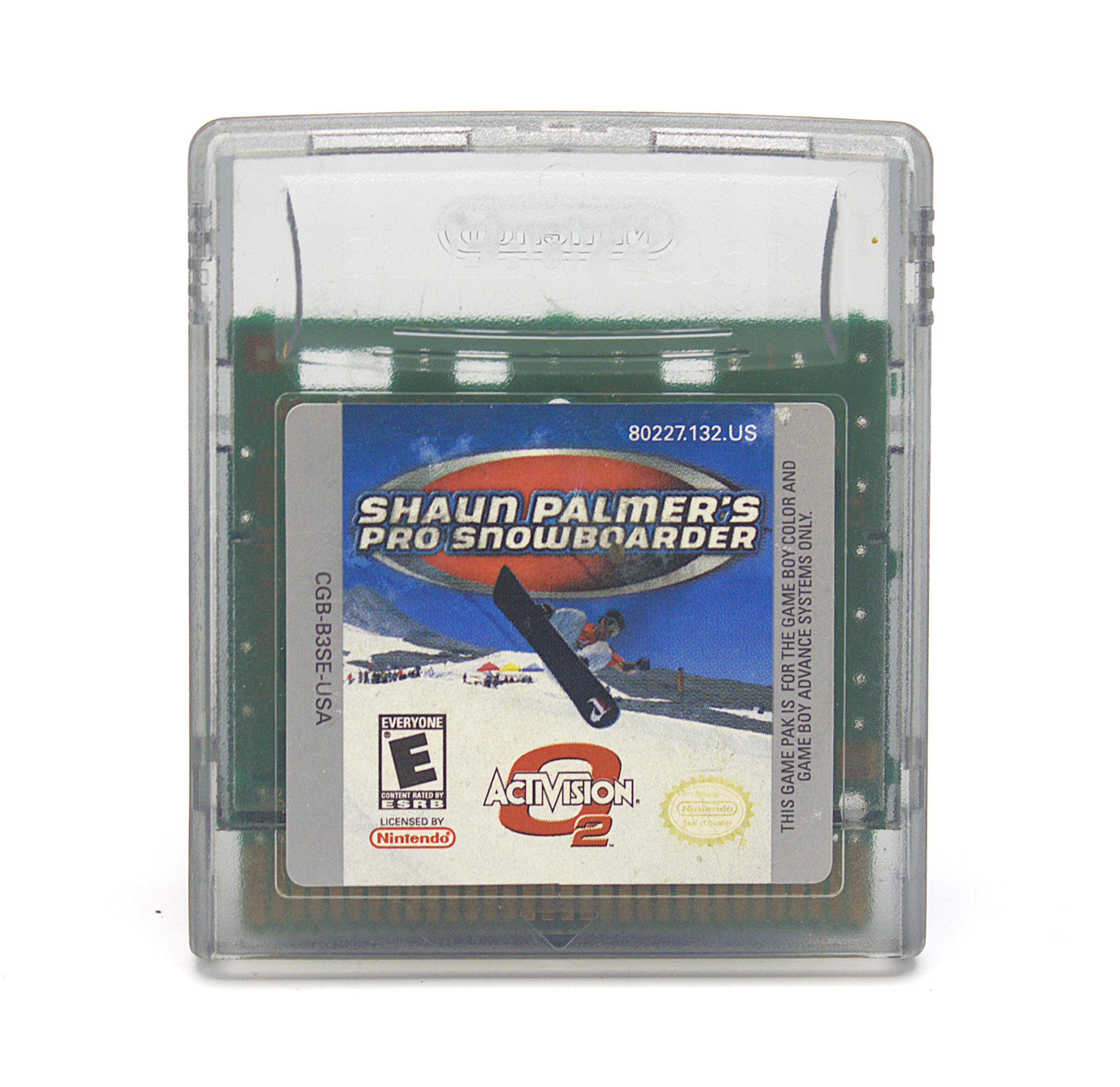 Vintage Shaun Palmer's Pro Snowboarder Nintendo Game Boy Color