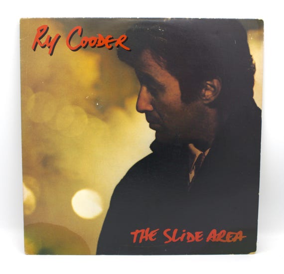 Vintage 70s Vinyl Ry Cooder 1982 Album the Slide Area Classic Rock