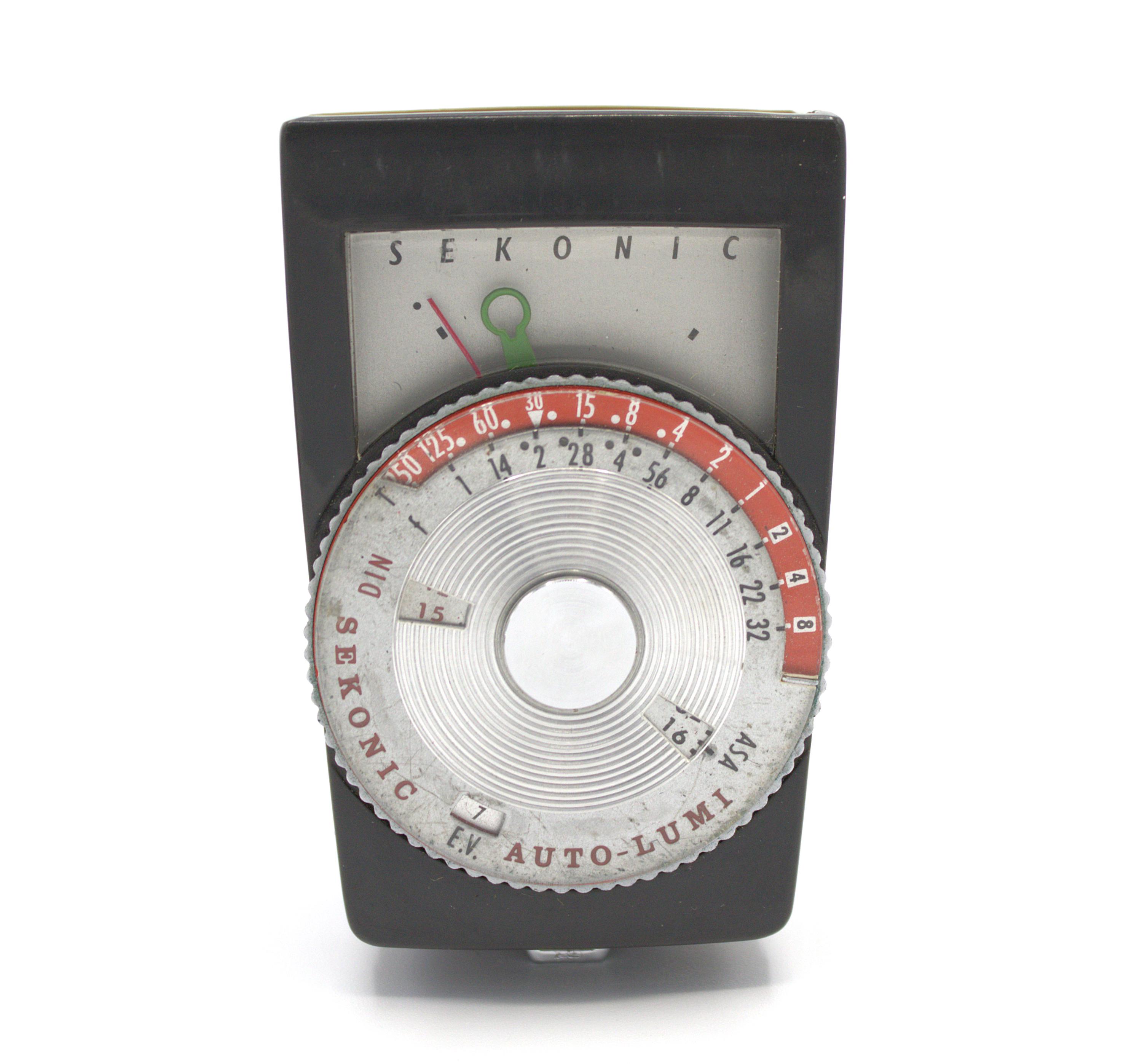 Vintage Light Meter Sekonic Auto-lumi Analog Needle Gauge