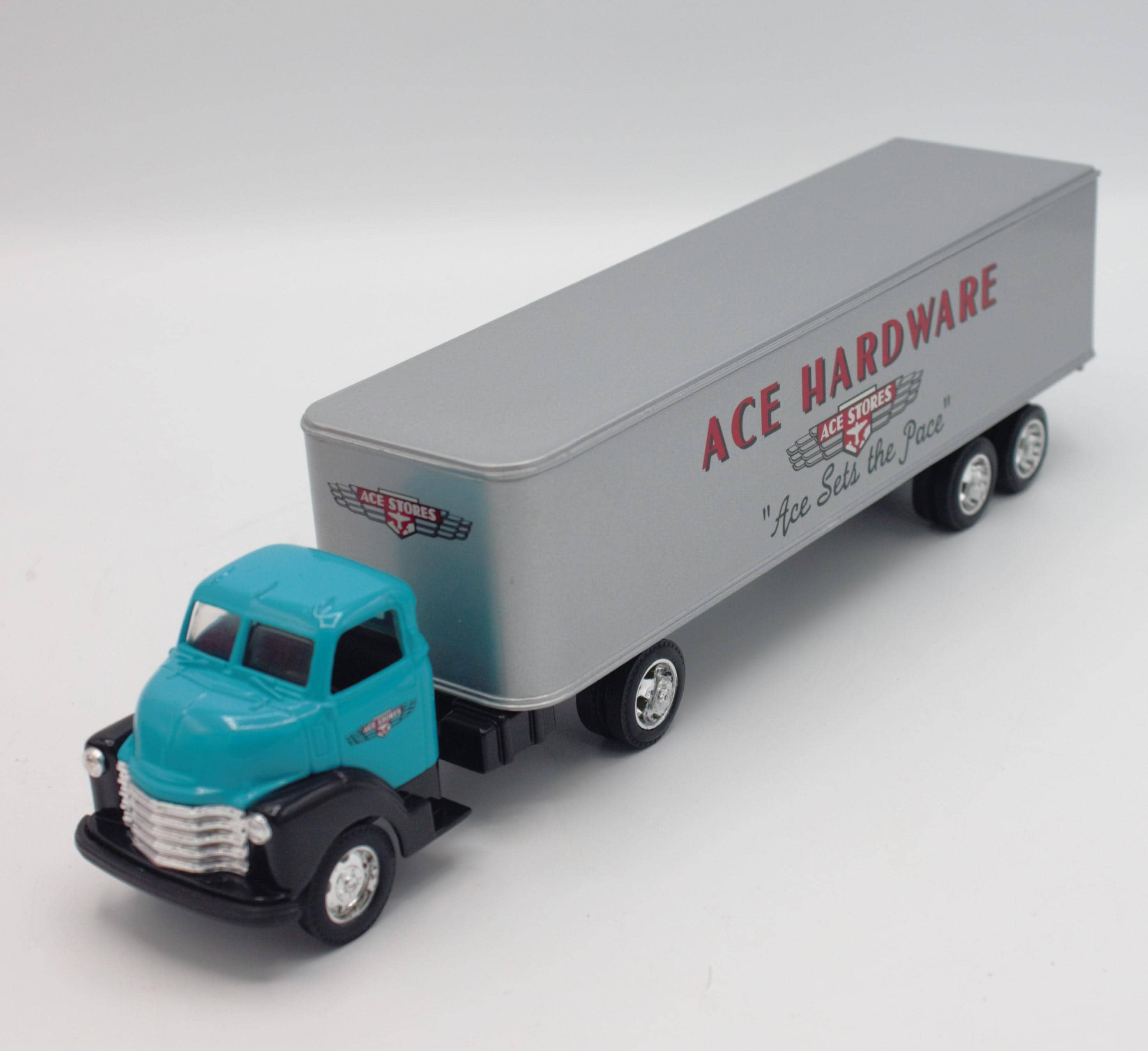 Vintage 1950 Chevrolet GMC Semi-truck and Trailer Die Cast Scale