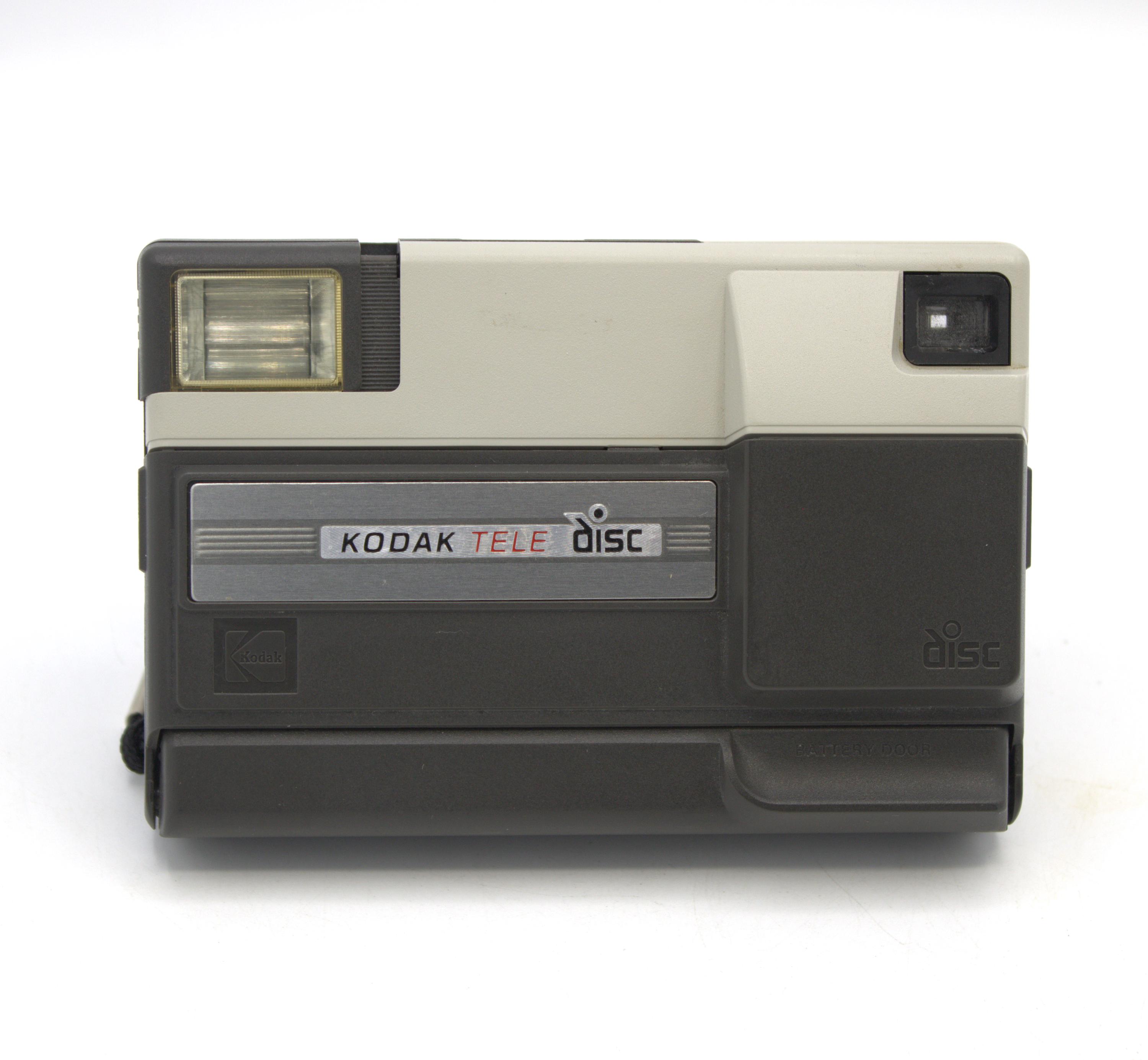 Vintage 1970s Kodak Tele-disk Disc Film Camera Built in Flash