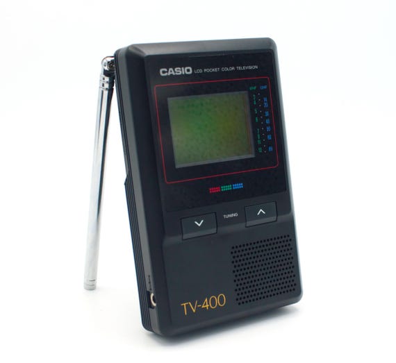 ちょっとレトロ CASIO ポケットテレビ 昭和レトロ カシオ ポケットテレビ TV-10 - メルカリ