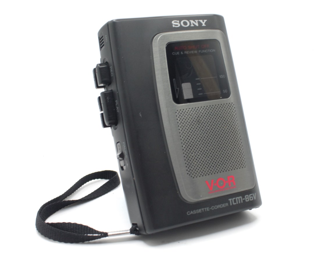 Vintage Sony Cassettecorder Tape Recorder VOR Auto Voice Etsy