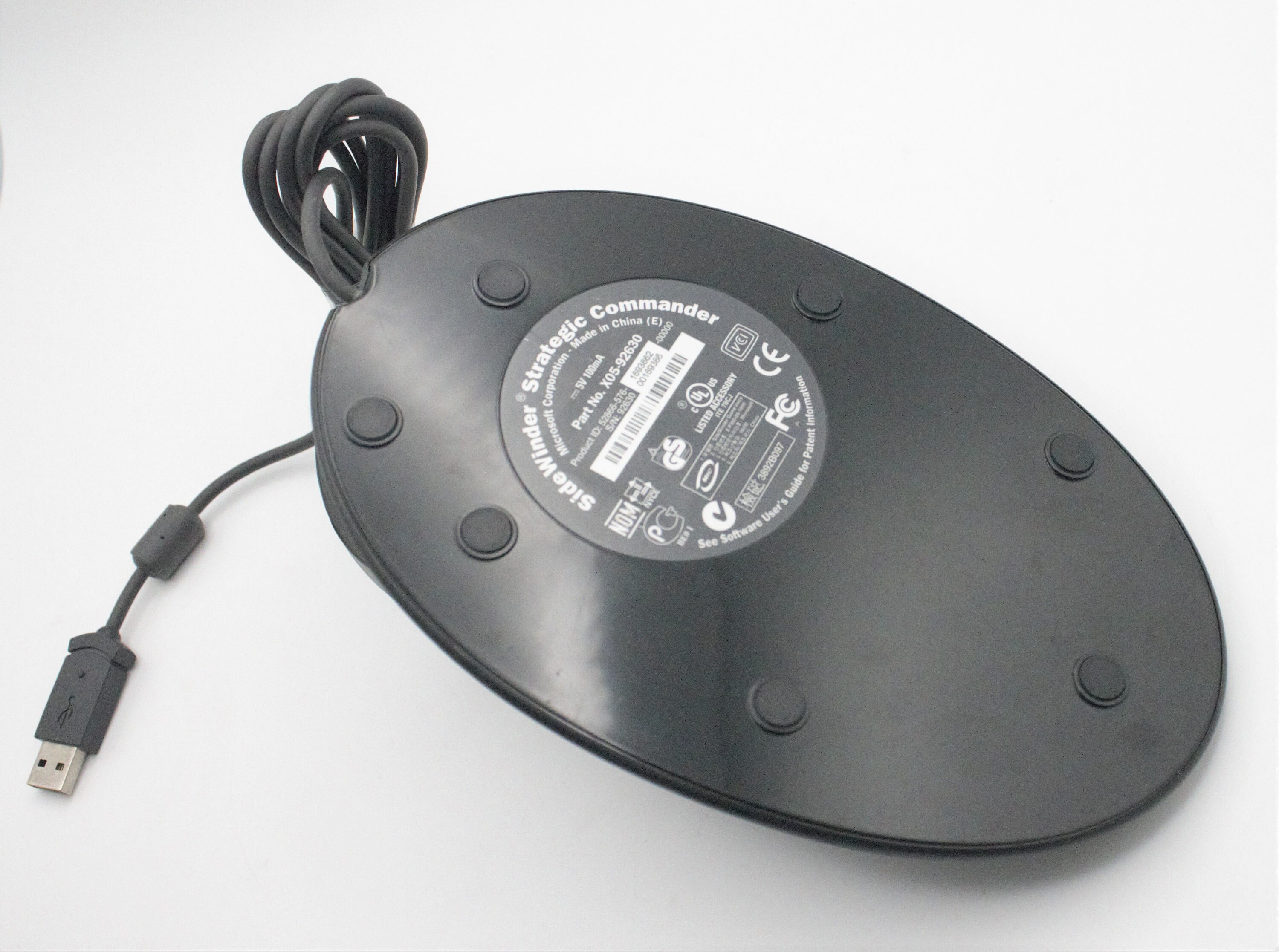 マッピ商店さま Vintage PC mouse Microsoft SideWinder Strategic Commander swivel