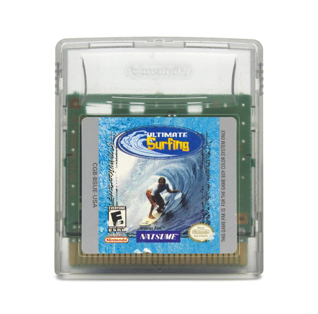 Vintage Ultimate Surfing Nintendo Game Boy Color GBC Video Game