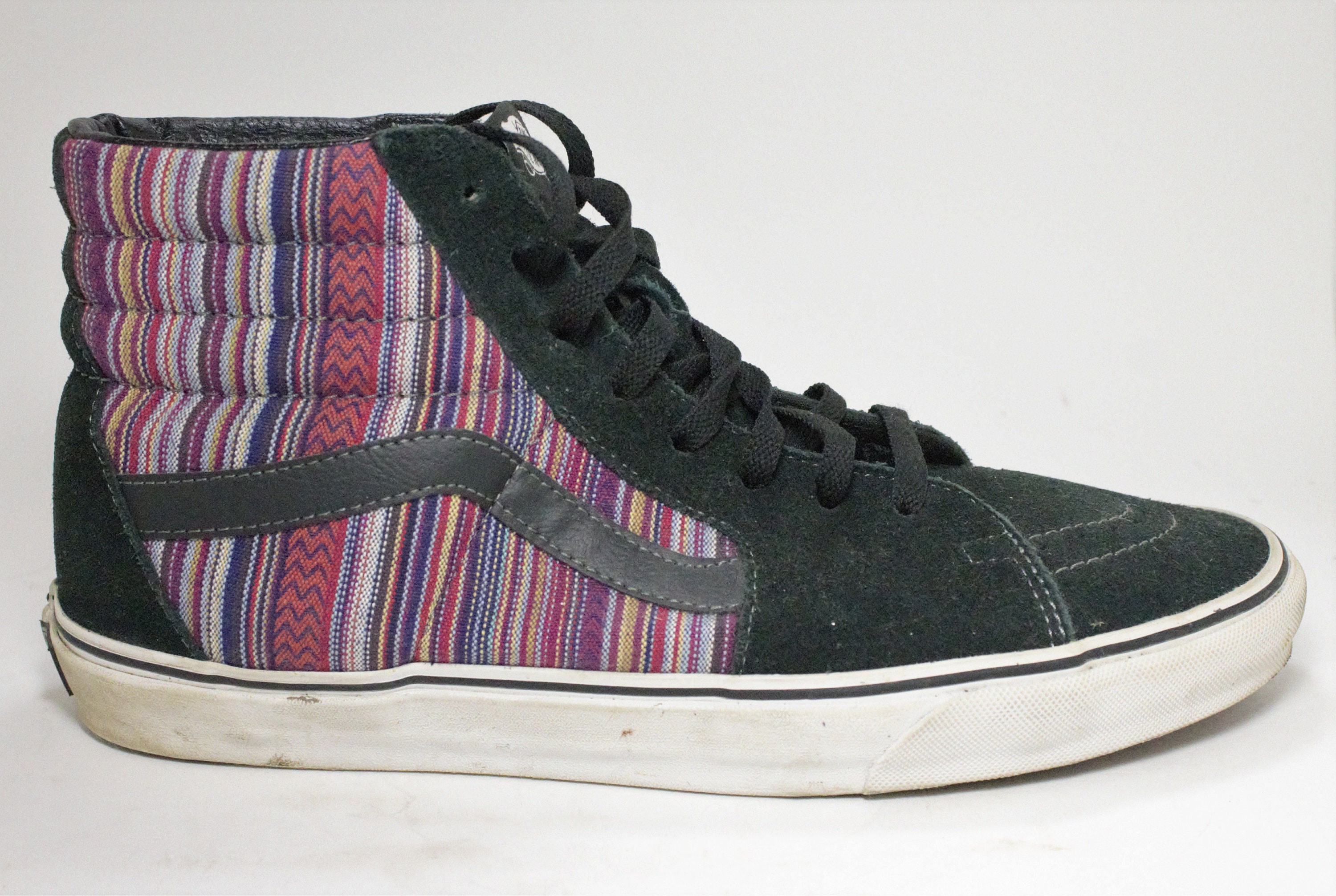 Vintage Vans High Top Skateboard Shoes Classic Old School Design