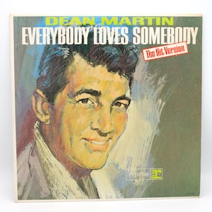 Vintage Vinyl Dean Martin 1964 Everybody Loves Somebody Album