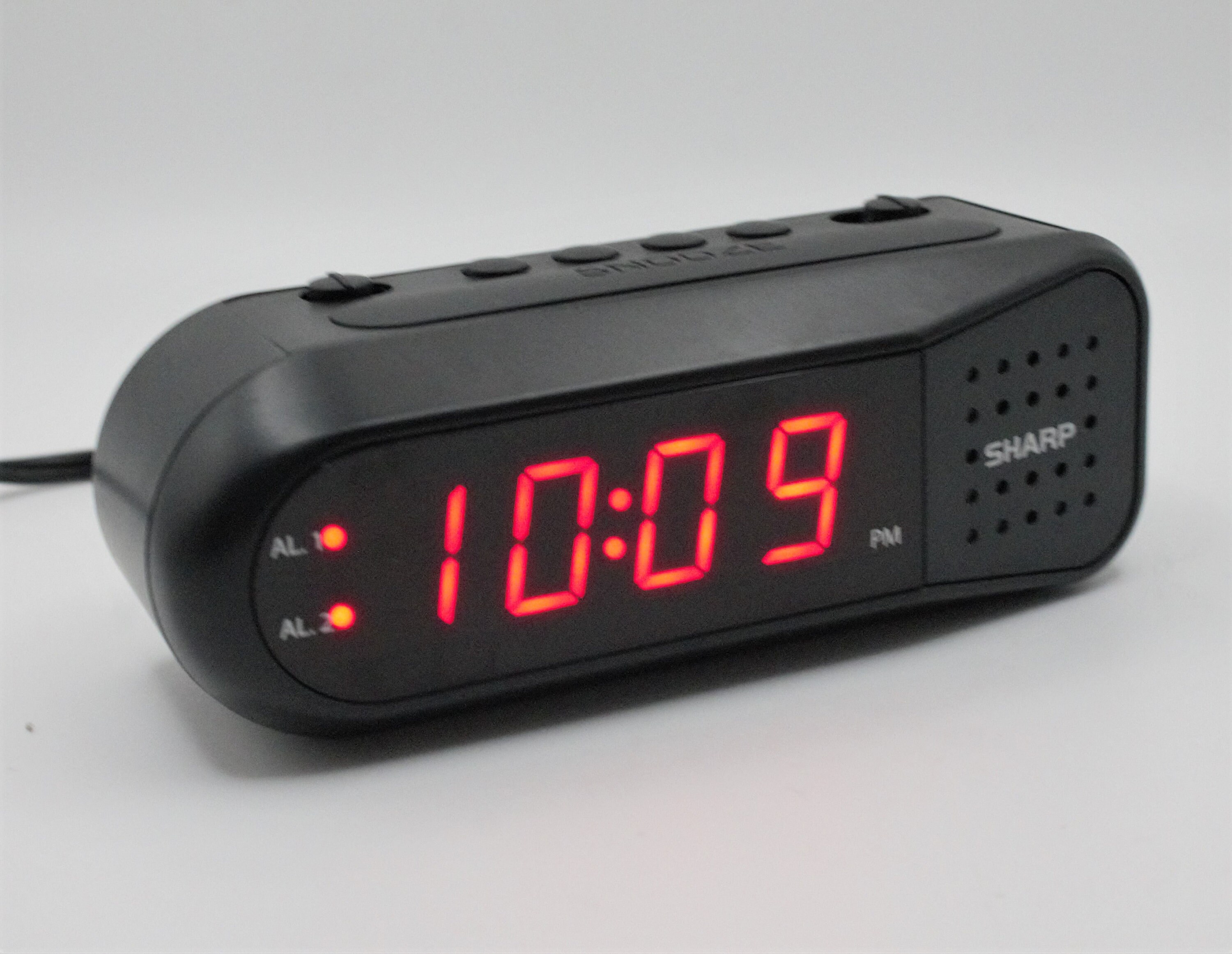 Vintage Digital Alarm Clock Red LED Lit Time Display Buzzer Etsy