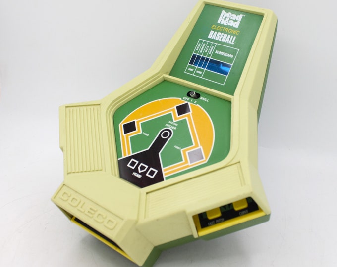 Handheld Baseball Vintage 1970s Electronic Baseball Handheld Game Head to Head 2-player ...