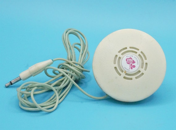 Vintage almohada altavoz auriculares jack mono audio música para dormir  durante la noche tratamiento hipnótico dispositivo médico psicológico Japón  -  España