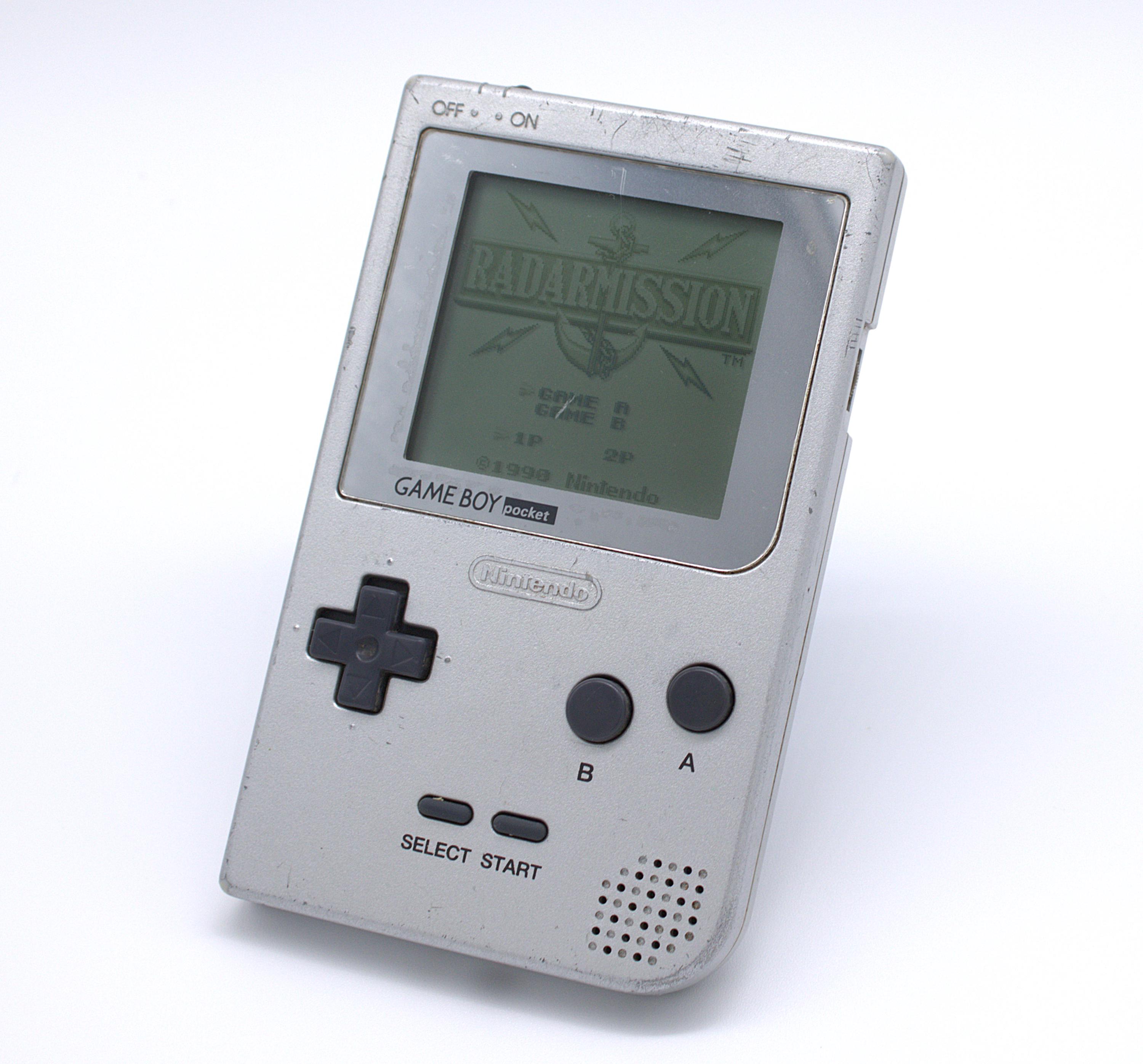 【Nintendo】 ゲームボーイプレーヤー /シルバー Vintage Nintendo Game Boy Pocket Handheld Video Game Console