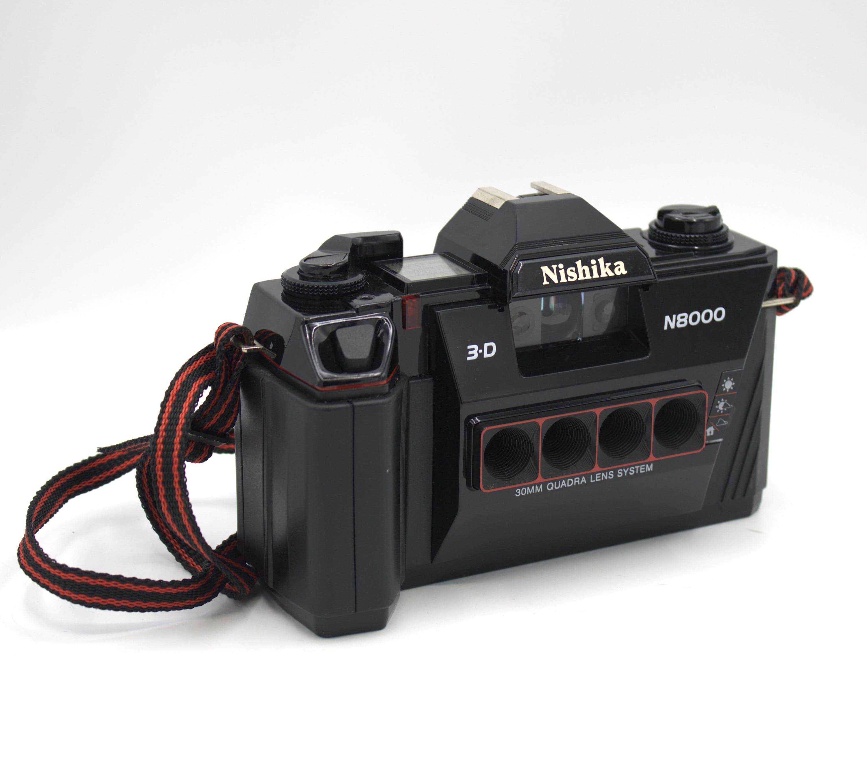 Vintage Nishika 3-D Four Lens Camera 30mm Quadra Lens System N8000
