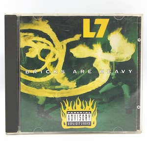 Vintage 1990s CD L7 1992 Album Bricks Are Heavy Early 90s Hardcore