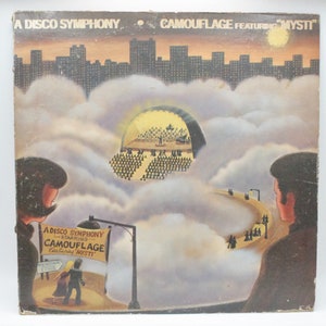 Vintage 1970s Disco record 12&quot; single A Disco Symphony Camouflage featuring Mysti original recording 1977 Honeybee Records
