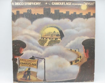 Vintage 1970s Disco record 12" single A Disco Symphony Camouflage featuring Mysti original recording 1977 Honeybee Records