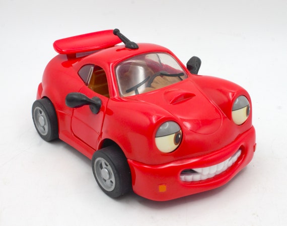 Vintage 1996 Chevron Car Tony Turbo Red Supra Sports Car No. 3