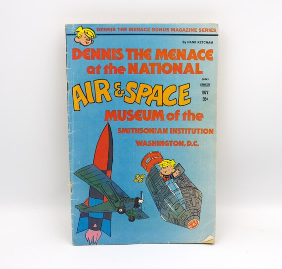 Vintage 1977 Comic Book Dennis the Menace at the Air & Space