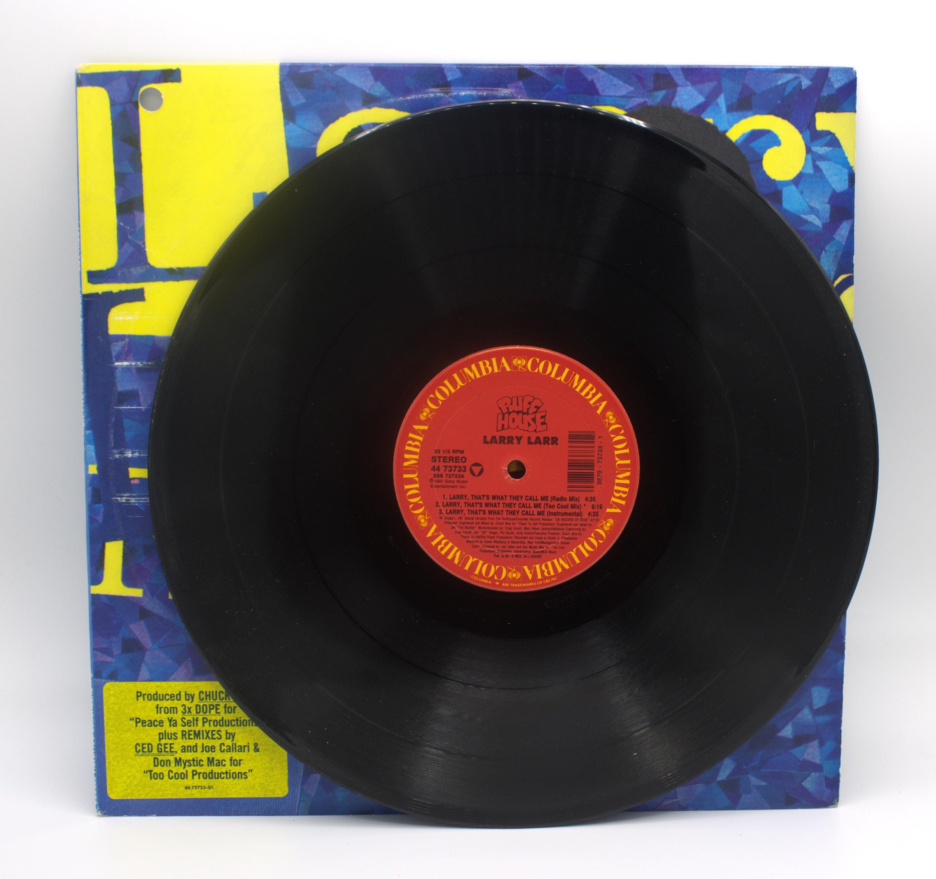 Vintage 90s Vinyl Larry Larr 1991 Thats What They Call Me Single