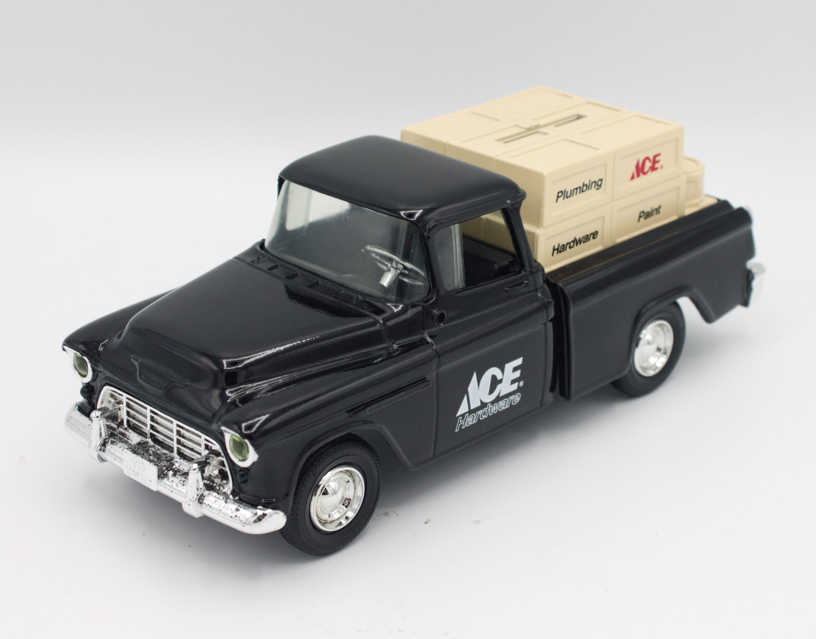 Vintage Ertl 1955 Chevrolet Cameo Pickup Truck Bank Ace Hardware