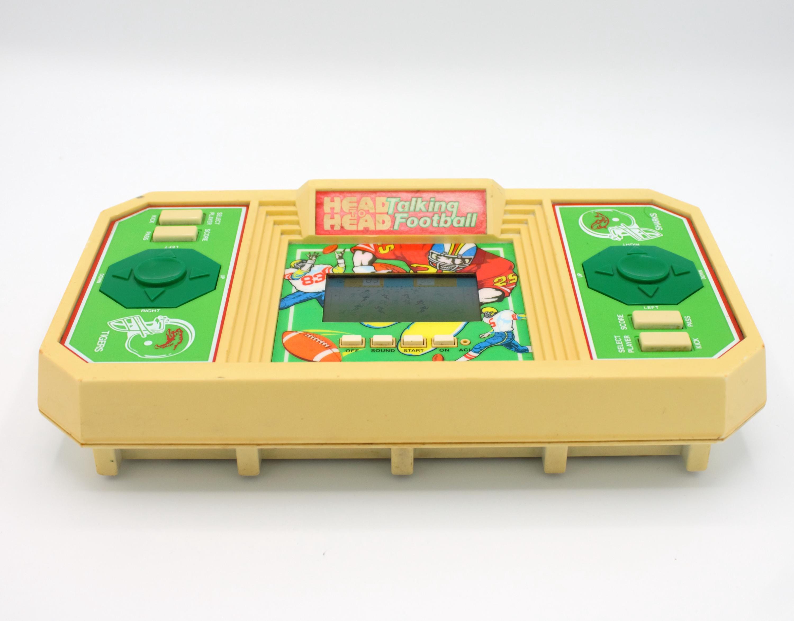 Vintage 1988 Electronic Football Game Head-to-head Talking