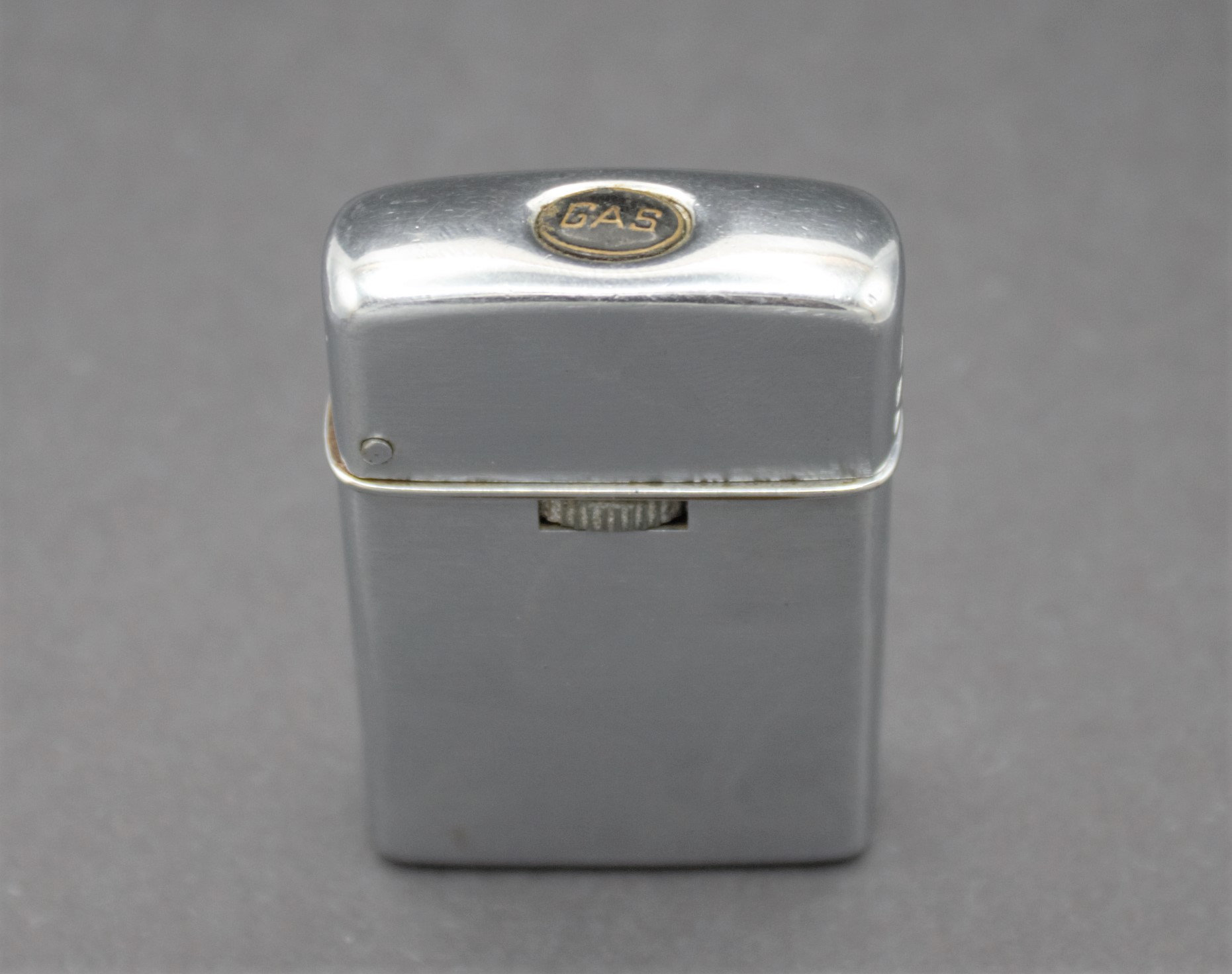 Vintage Mid Century Lighter Polished Chrome Stainless Steel