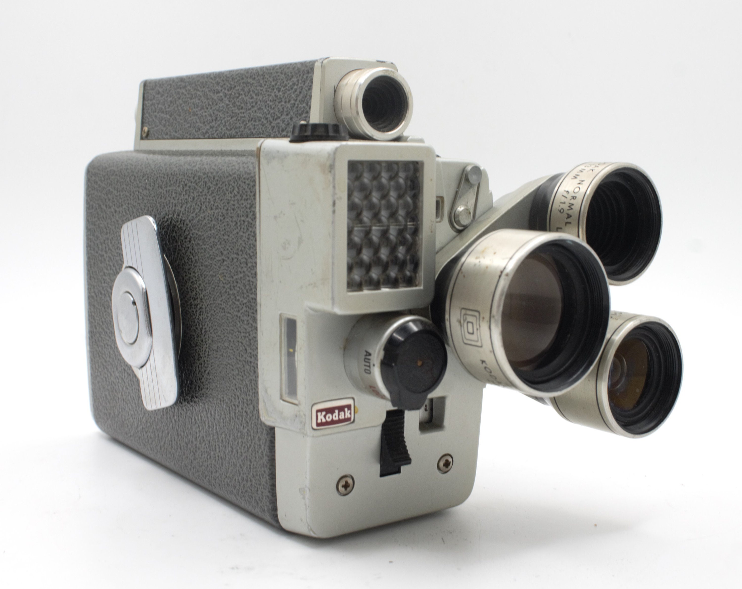 Vintage Movie Camera 8mm Film Kodak Cine Automatic Turret