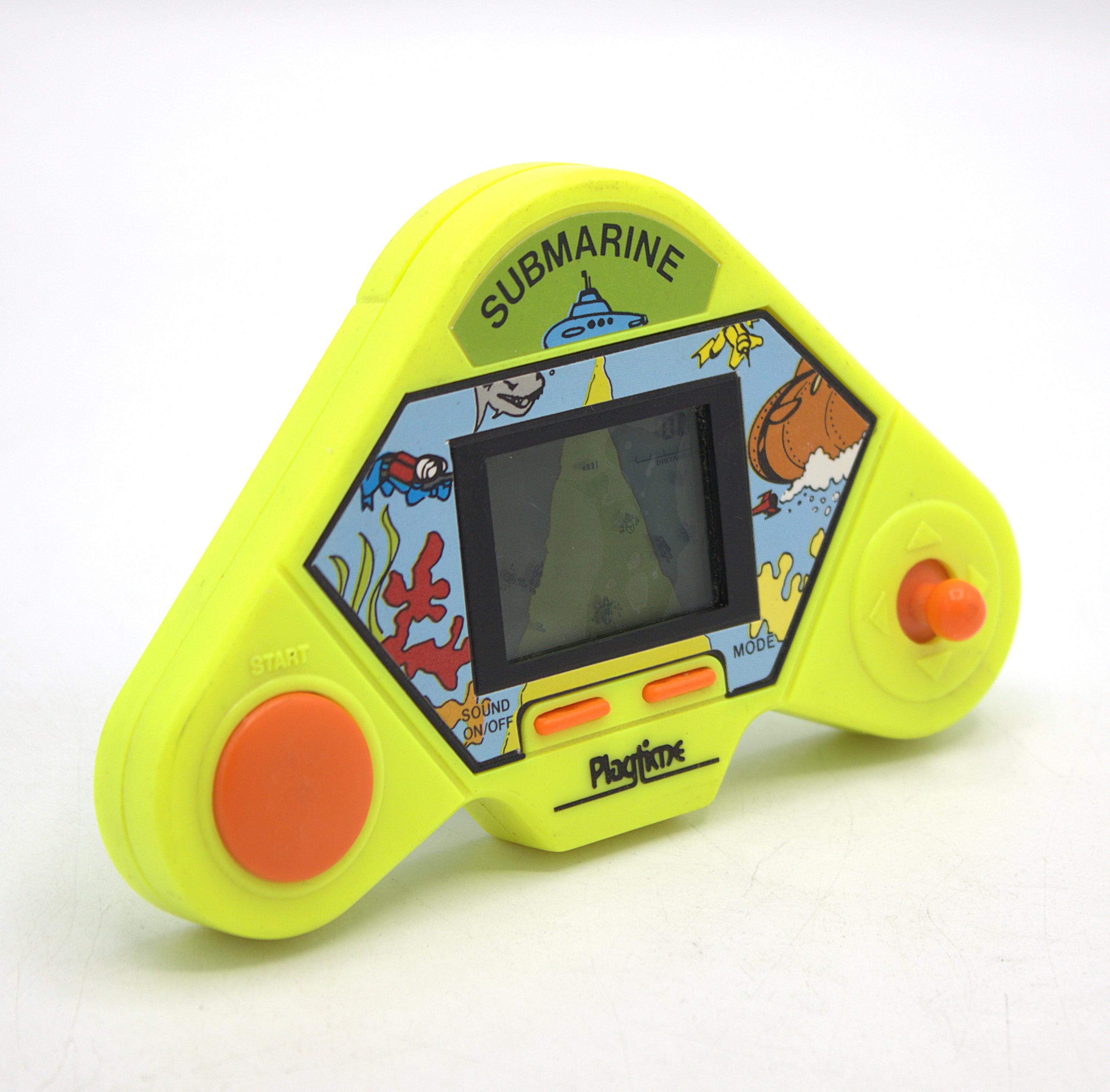 Vintage 1980s Handheld Game Submarine LCD Digital Display With