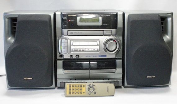 Altavoz de Radio FM portátil, grabadora de cinta Retro