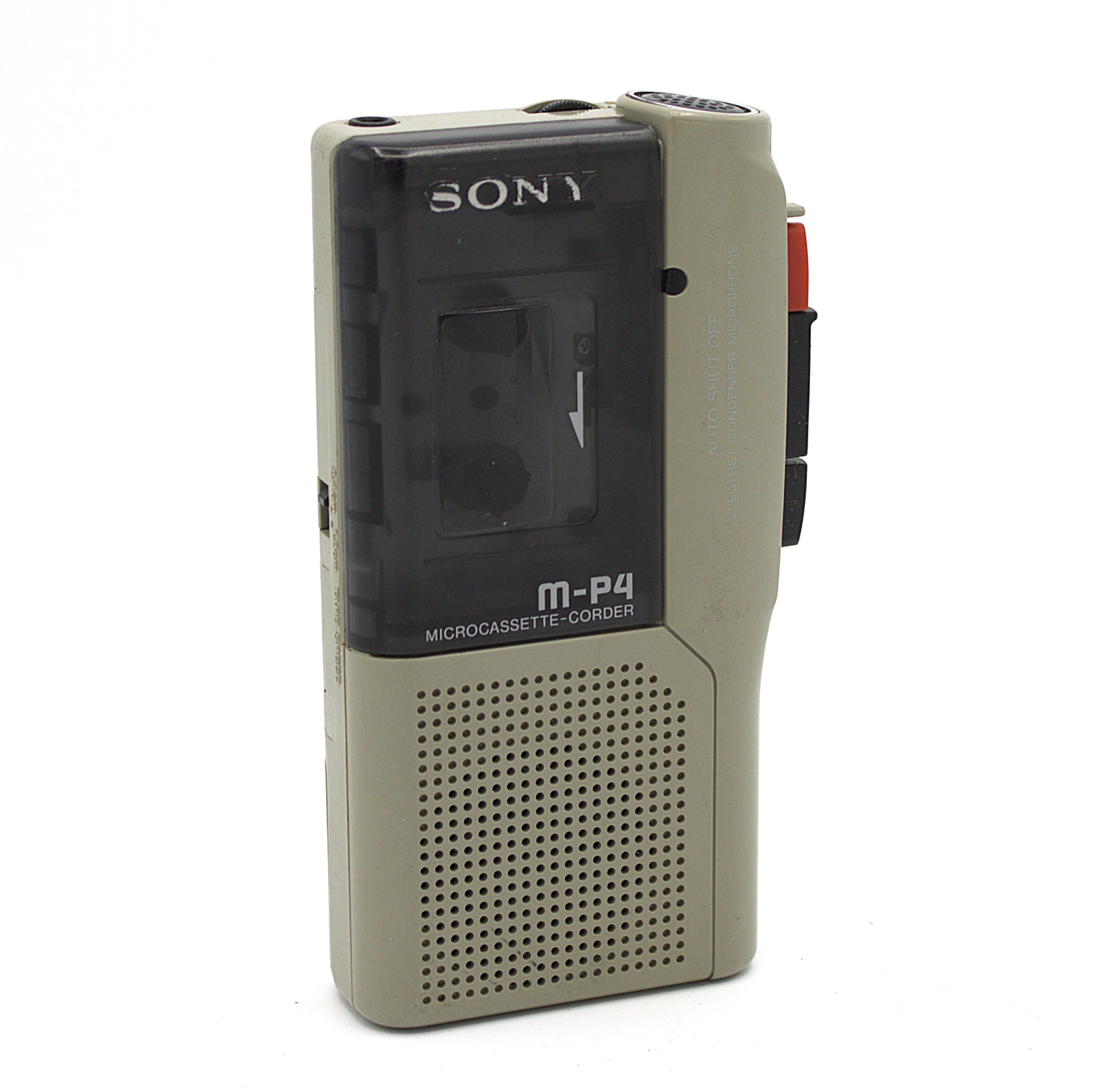 Vintage 1980s Sony Micro Cassette Audio Recorder Player With Bult