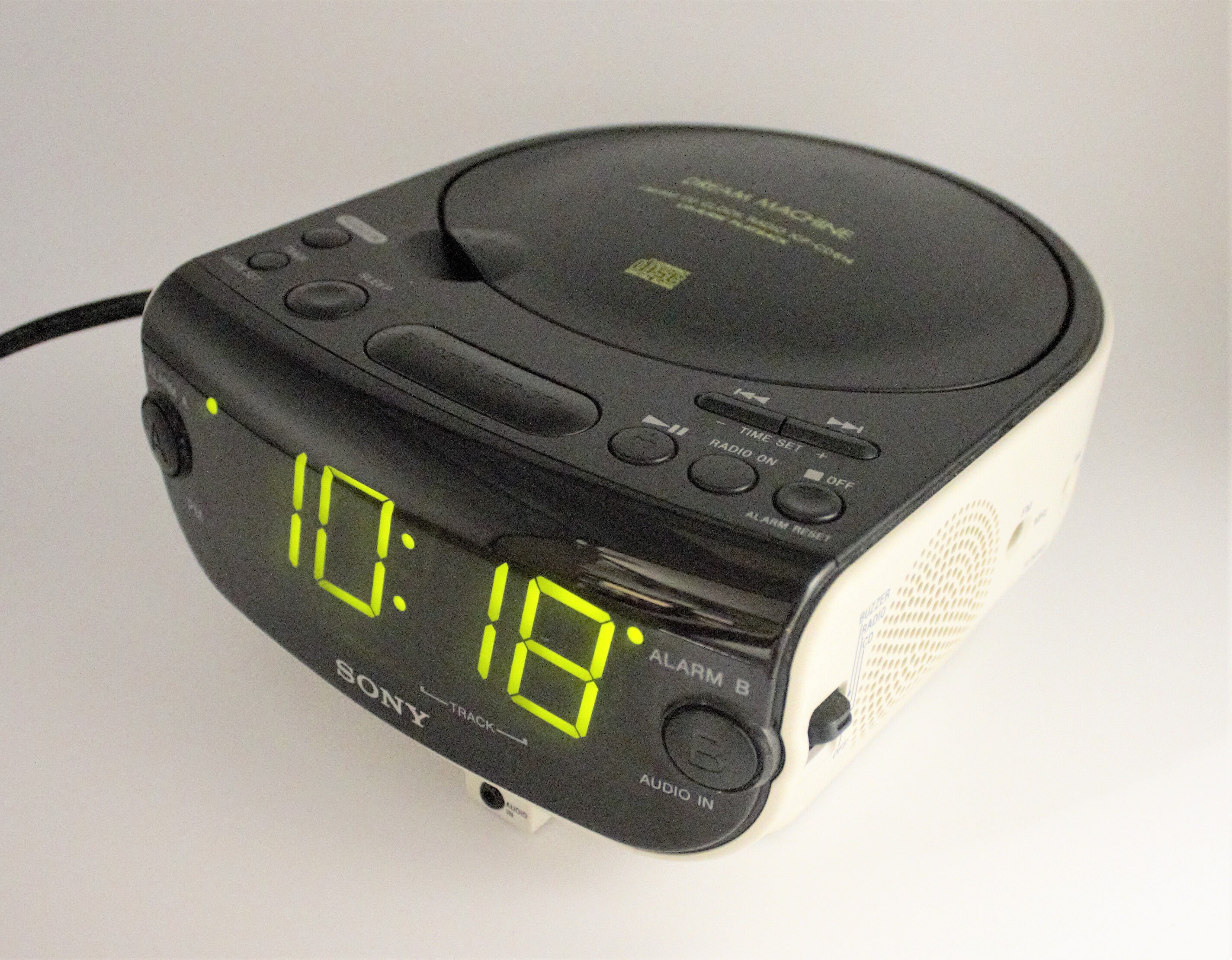 Vintage Sony CD Dream Machine Alarm Clock Amfm Radio Disc Etsy