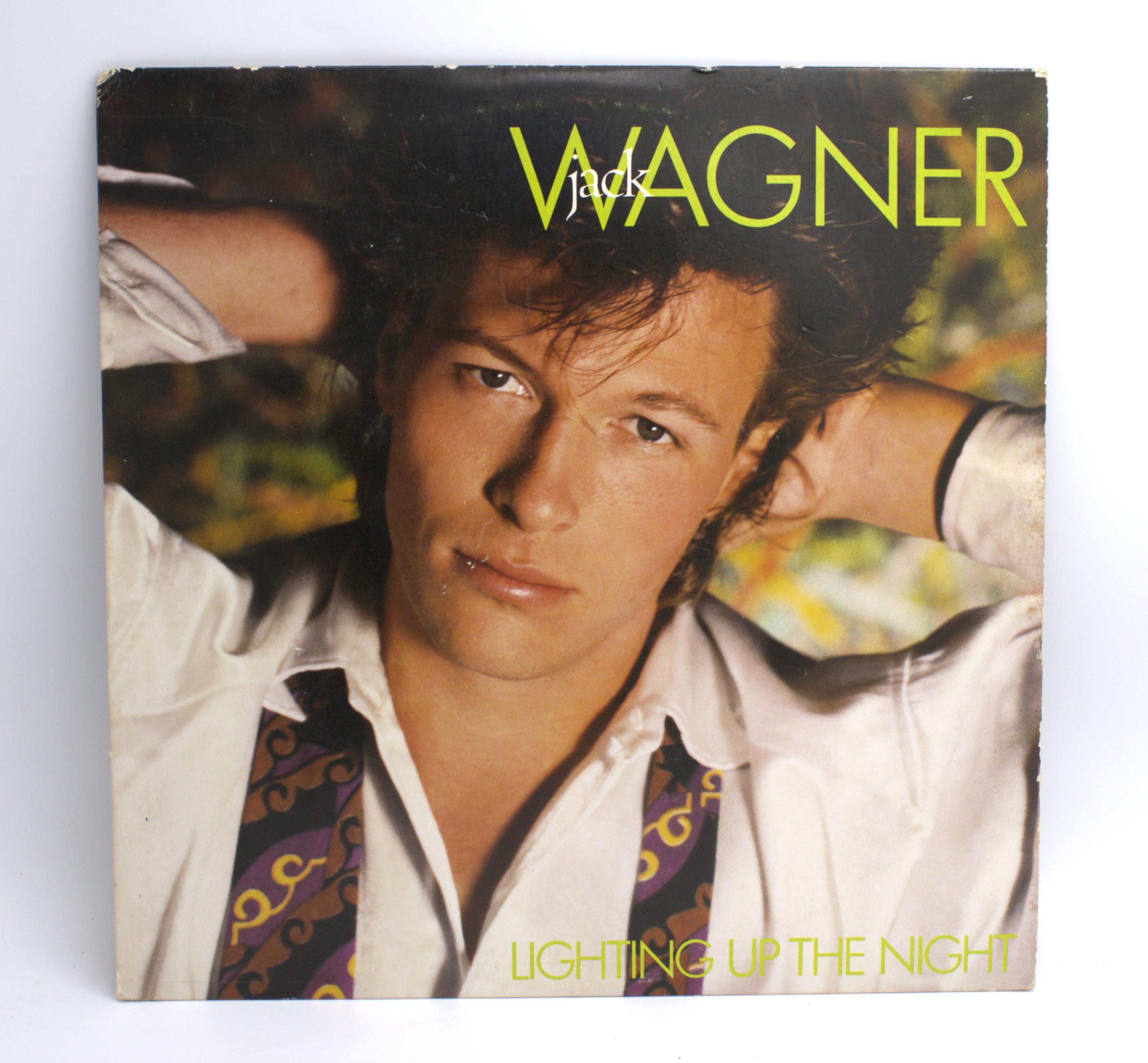 Vintage Vinyl Jack Wagner 1985 Album Lighting up the Night