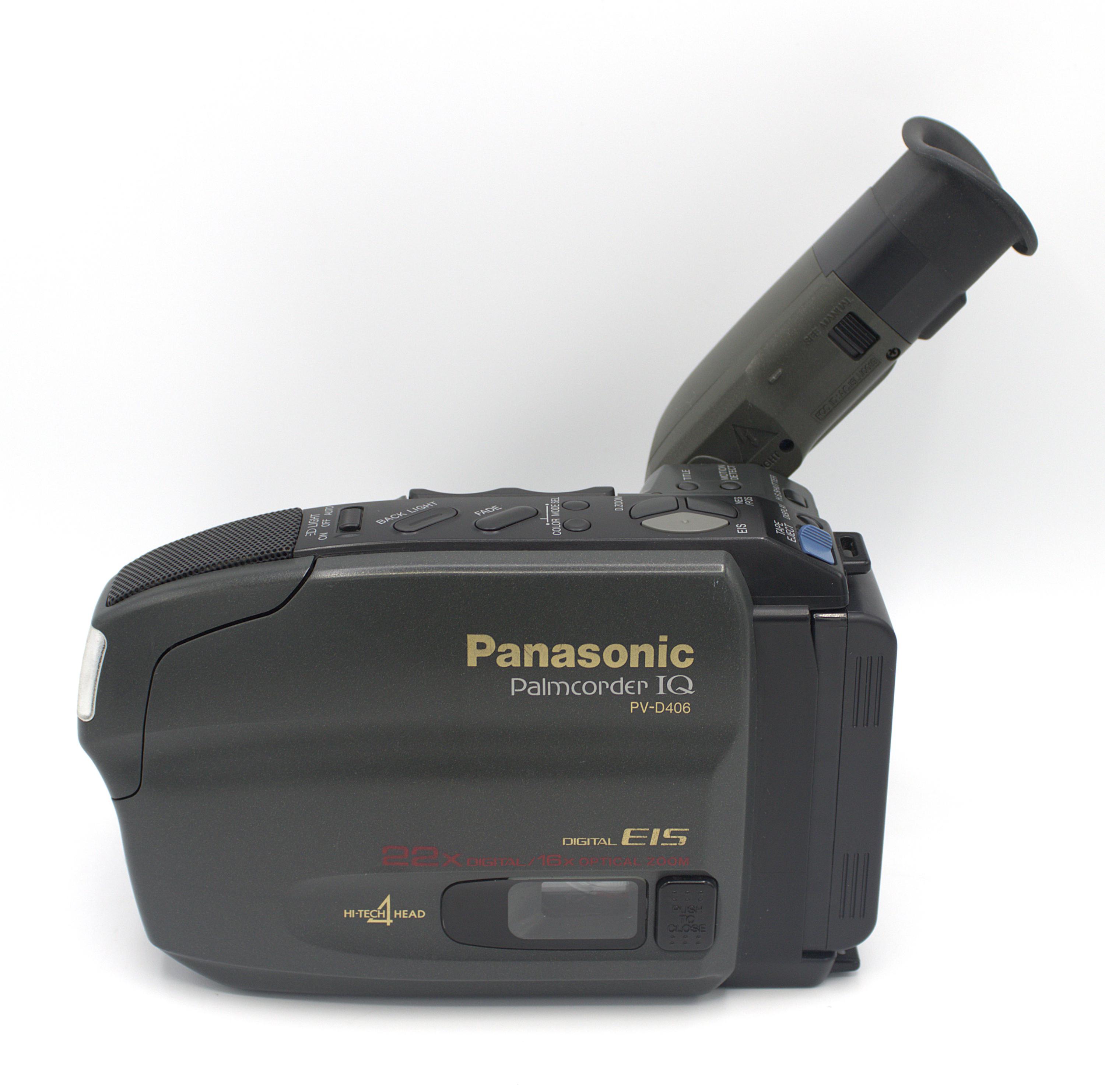 Vintage Panasonic Camcorder Palmcorder IQ VHS Tape Video Camera