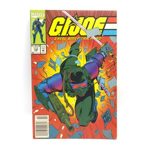Vintage 1993 GI JOE comic book Issue 133 Feb "Recon by Fire!" Snake Eyes epic ninja combat 80s 90s Marvel Comics