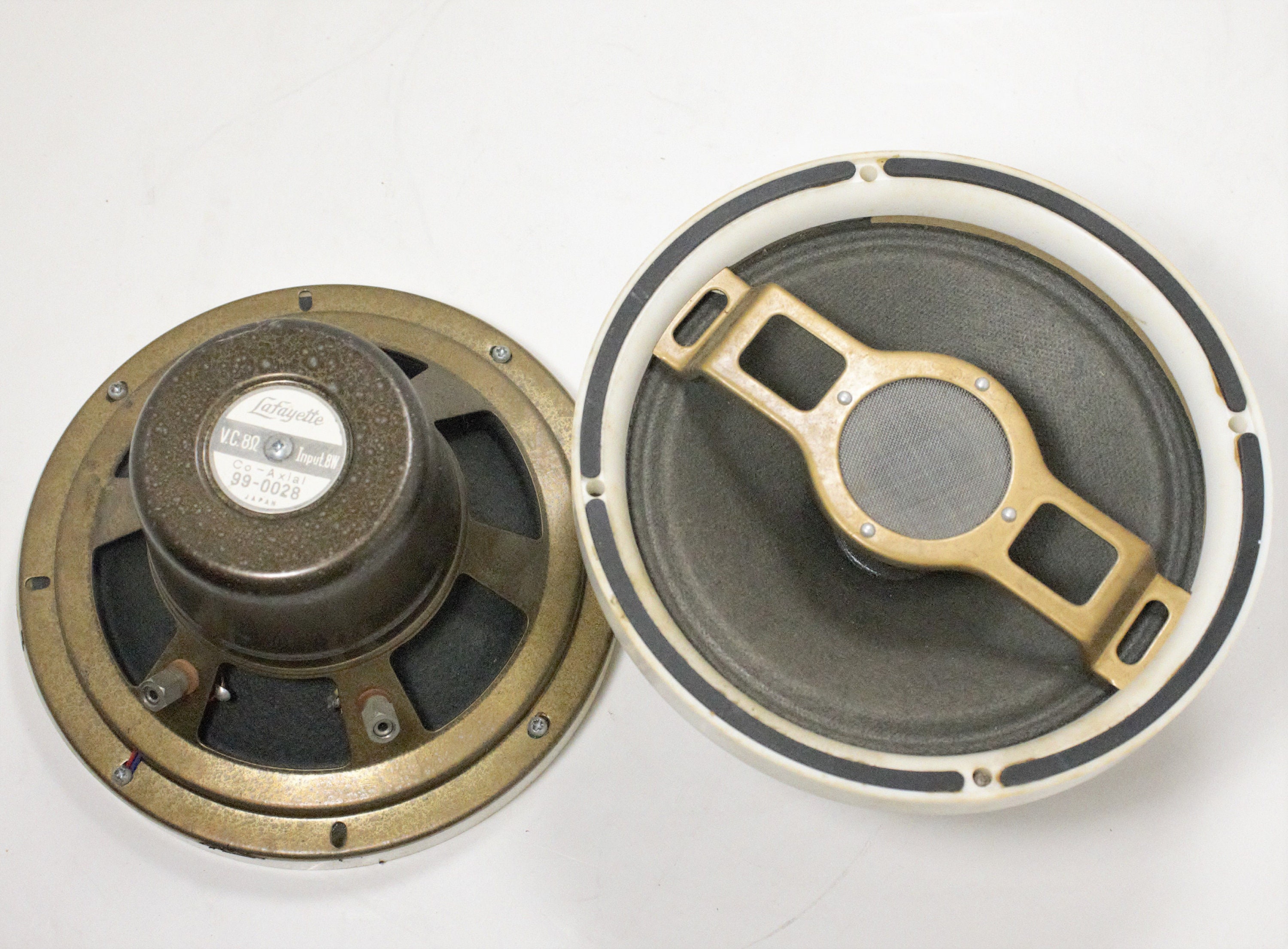 Vintage Lafayette Speaker Set 6 1/2