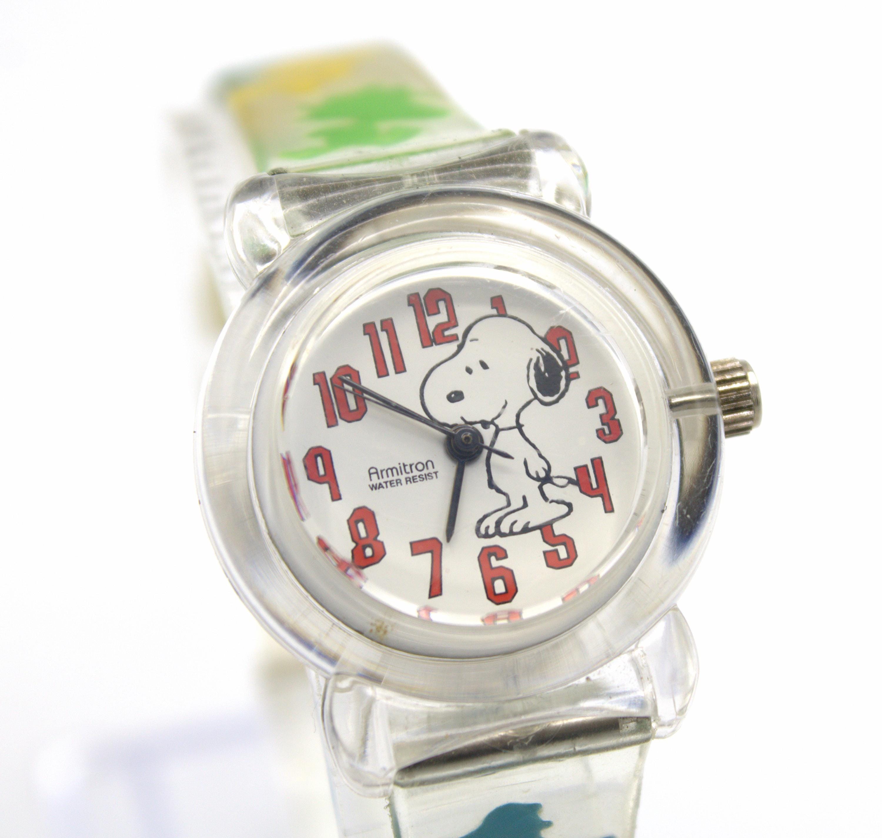 Armitron Snoopy Watch - Etsy